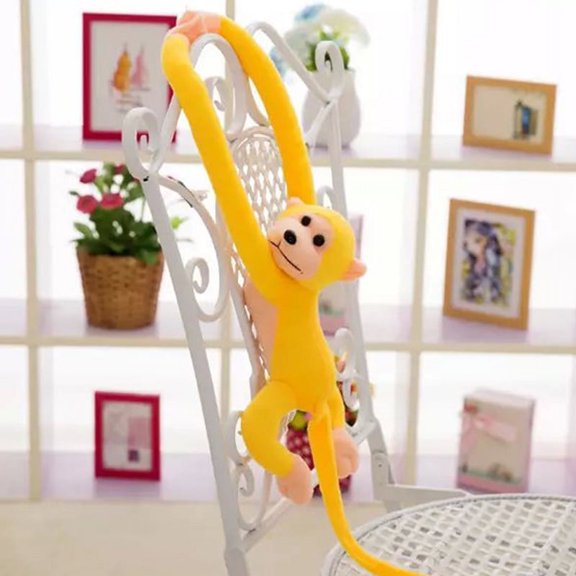 60cm Long Arm Tail Monkey Stuffed Plush Curtains Baby Sleeping Appease Animal Toys Car Decoration Valentine's Day Gi