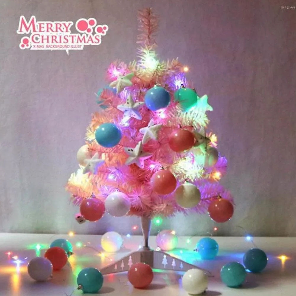 Miniature Pink Christmas Tree 