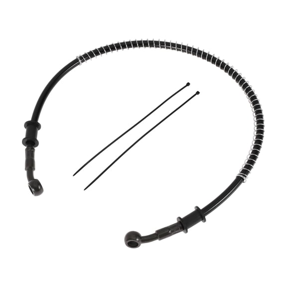 60cm Motorcycle Brake Clutch Oil Hose Line Cable Ties Motorcycle Hydraulic Brake Line for Motorcycles Dirt bikes ATV Black
