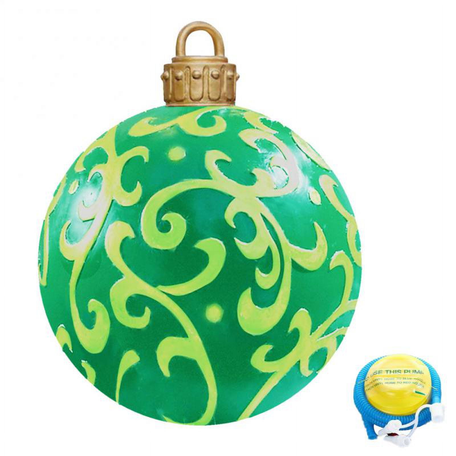 60cm Outdoor Christmas Inflatable Decorated Ball PVC Giant Big Large Balls Party Xmas Tree