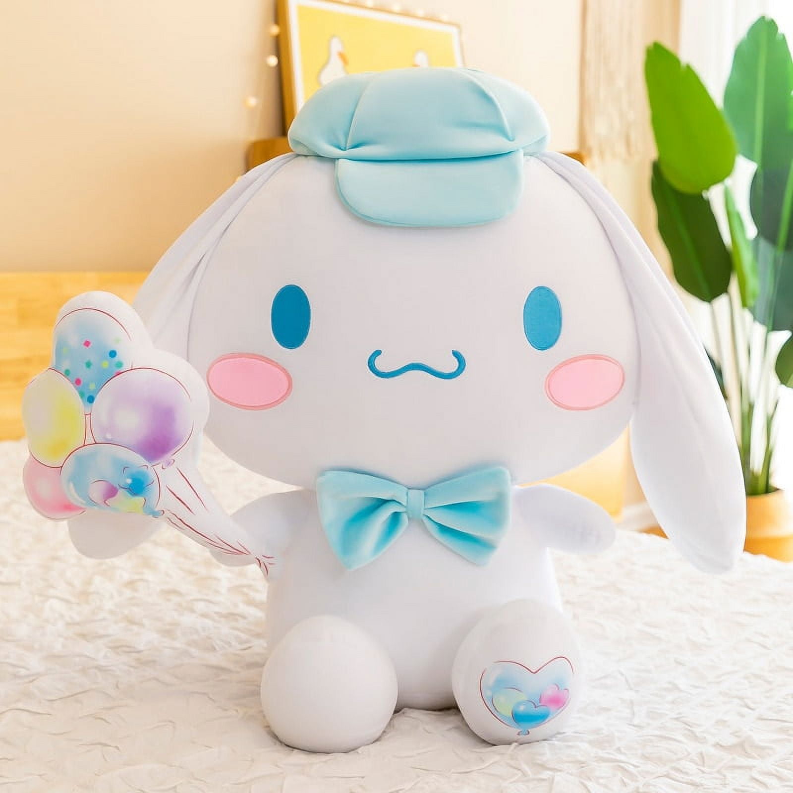 60cm Sanrio Kawaii Balloon Cinnamoroll Dog Plush Toy Pillow Stuffed