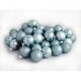 thumbnail image 1 of 60ct Baby Blue Shatterproof 4-Finish Christmas Ball Ornaments 2.5" (60mm), 1 of 2