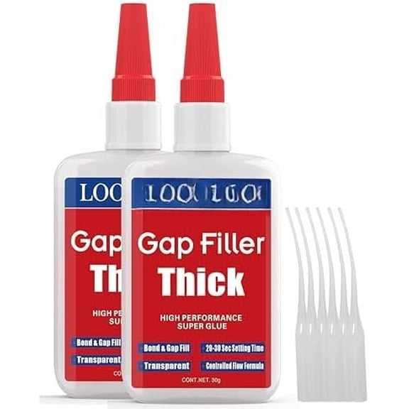 60g(2.12 oz) Gap Filler Thick  Glue  ,CA Glue for Woodworking, Woodturning, Hobby Models, Glass, , Rubber, .Quick-Dry  Clear