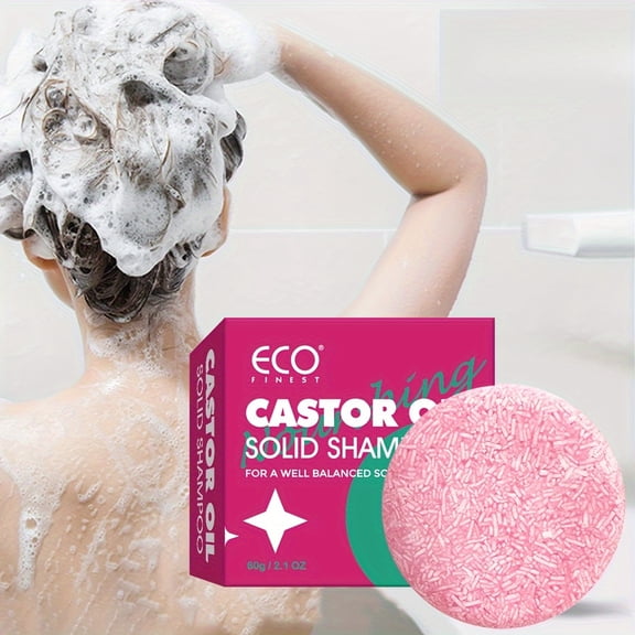 60g castor bean shampoo, moisturizing and repairing, natural castor bean fragrance, long-lasting fragrance, refreshing and oil controlling