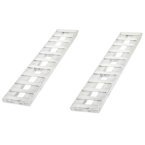 60in x 12in x 2in Aluminum Auto Trailer Loading Ramps 3000 lb Capacity per Axle