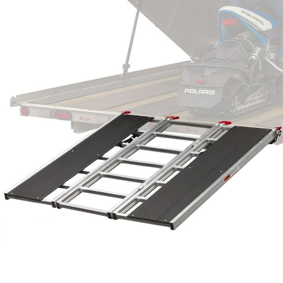 60in x 54in Snowmobile Loading Ramp with Extra Wide Glides