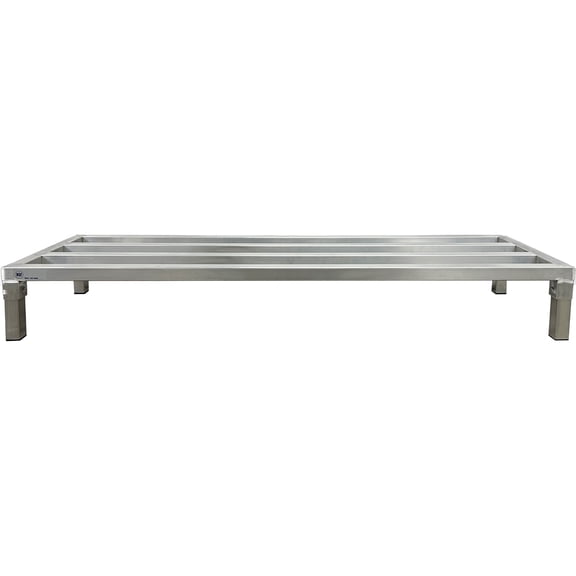 60in.x18in.x8in. Off The Floor Aluminum Dunnage Rack - 900lbs Capacity, NSF