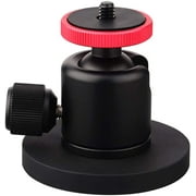 60lb 360 Rotation Magnetic Camera Mount with 1/4 Thread Magnetic Camera Mini Ball Head Heavy Duty Metal