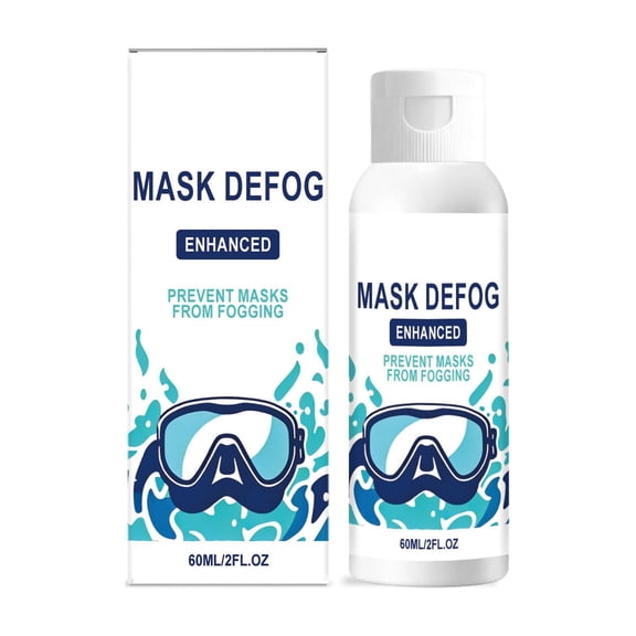 60ml Anti-Fog Spray for Diving Masks, Swim Goggles, and Ski Goggles for Clear Vision