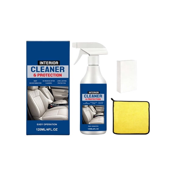 60ml Car Interior Foam Cleaner Waterless Stain Remover Seat Foam Cleaner