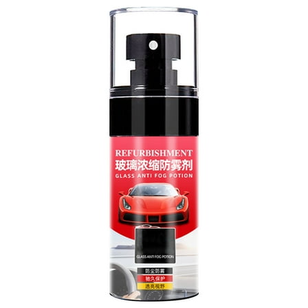 60ml Car Windshield AntiFog Spray-Long-Lasting Rearview Mirror & Glass Defogger Solution
