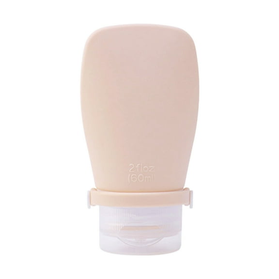 60ml Cosmetics Sample Empty Bottle Shampoo And Shower Gel Extrusion Travel Plastic Bottle Set Portable Wash Flip-top For Easy Squeezing