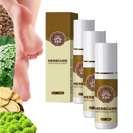 60ml Herbal Feet Spray Foot Spray, Herbal Foot Peeling Spray, Herbal Spray for Foot Care, Foot Odor Eliminator for Women and Men(3 pcs)