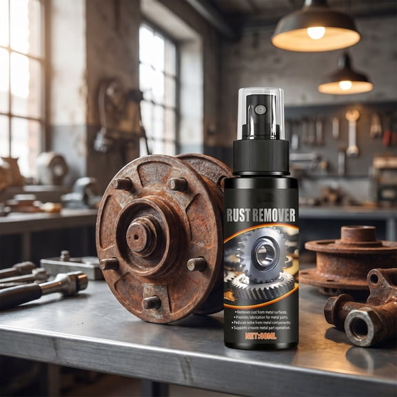 60ml Multipurpose Rust Remover Spray, Mini Metal Polisher & Cleaner For Car Wheels Stainless Steel Faucets Hardware, Portable Oxidation Eliminator