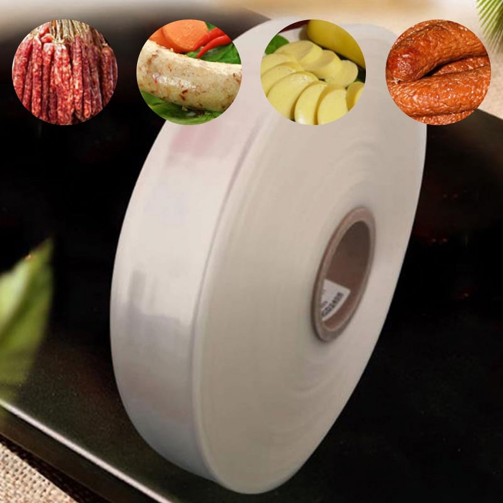 60mm*2m Food Grade Casings Shell for Sausage Salami Hot Dog Making