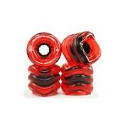 Shark Wheel 60mm, 80a Transparent Red Skateboard Wheels - Team Rider, Signature Wheels Yojany Perez