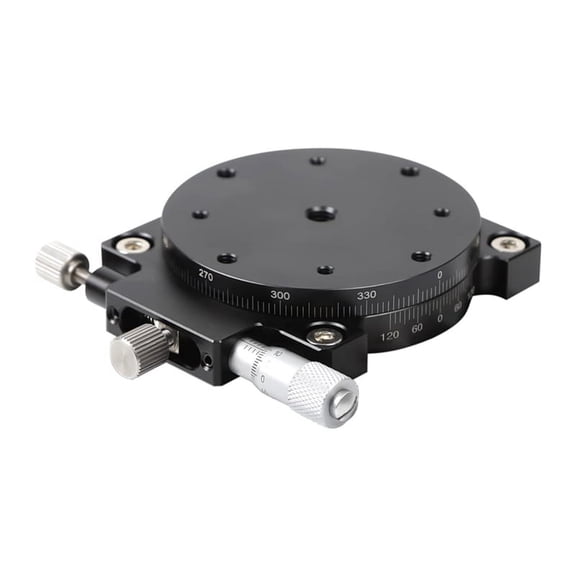 60mm Fine Tuning Optical Sliding Stage, R-Axis Manual Linear Stage Trimming Platform Bearing Tuning Sliding Table