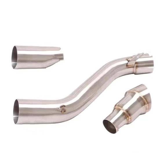 60mm Motorcycle Exhaust Muffler Link Pipe Mid Tube For CB650F CBR650F 2014-2018 CB650R CBR650R CBR650 2019-2021