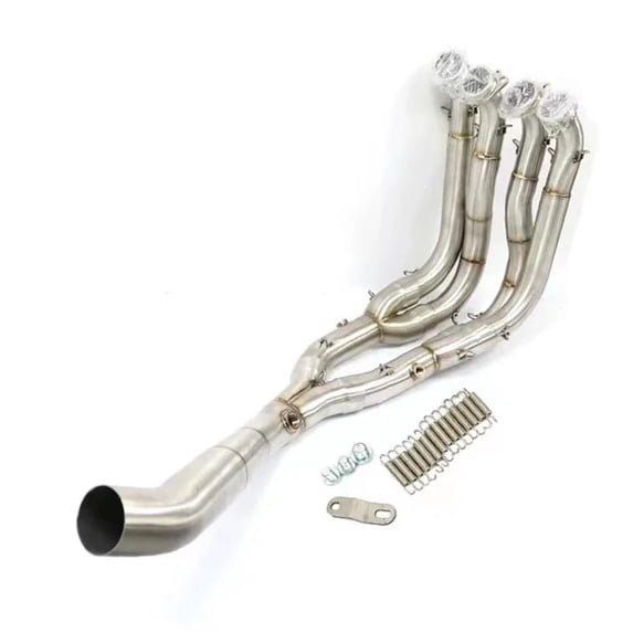 60mm Motorcycle Full System Exhaust Tube Front Link Pipe Parts For BMW S1000RR 2010-2018 For S1000R 2015-2018