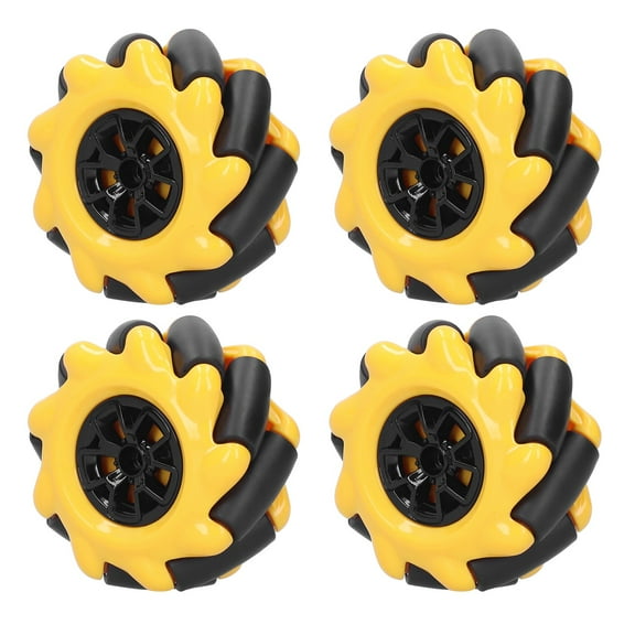 60mm Omni Wheel for Robotics, High,Grip Rubber Durable ABS Construction, Smooth, Precise Movement