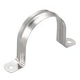 thumbnail image 1 of 60mm Rigid Pipe Strap, 304 Stainless Steel, 2 Holes Clamp, 5 Pcs, 1 of 3
