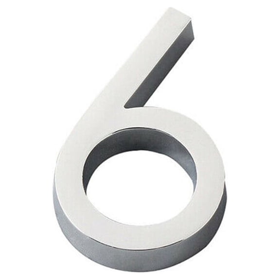 60mm Self Adhesive Home Door Number Sign Modern House Hotel Room Numerals