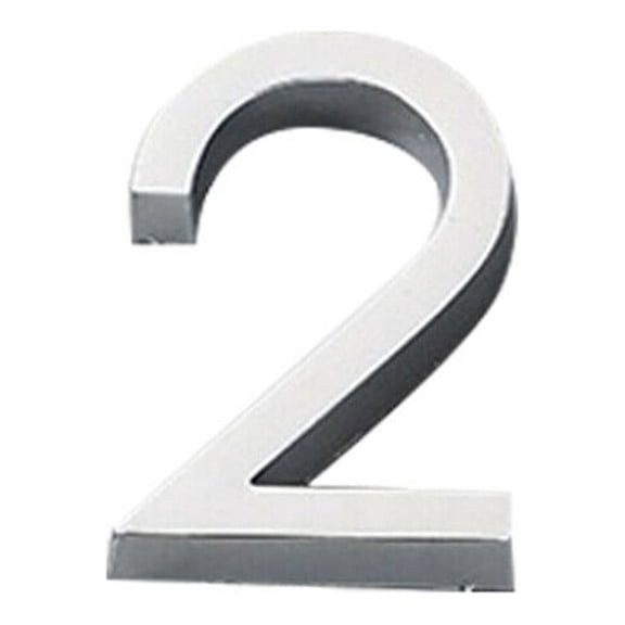 60mm Self-Adhesive House Numbers Modern Number Signs On The Door Extra Apartment Address And Mailbox Plate Hotel Room Numerals