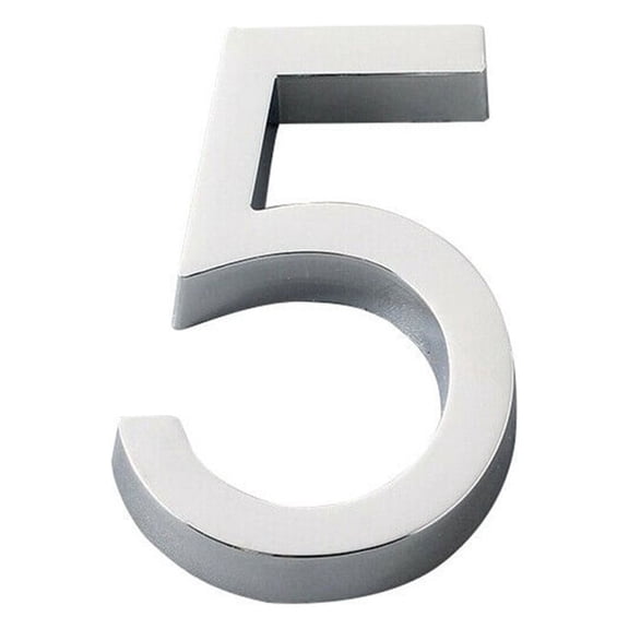 60mm Self-Adhesive House Numbers Modern Number Signs On The Door Extra Apartment Address And Mailbox Plate Hotel Room Numerals