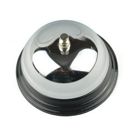 60mm Steel Kitchen Bell for Home Hotel Use Classic Desk Clock with Adjustable Sound