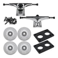 thumbnail image 1 of 60mm White LED WHEELS Night Light Skateboard Combo Trucks/Bearings/Risers, 1 of 5