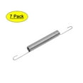 thumbnail image 1 of 60mmx10mmx0.9mm Stainless Steel Dual Hook Tension Spring Silver Tone 7pcs, 1 of 5