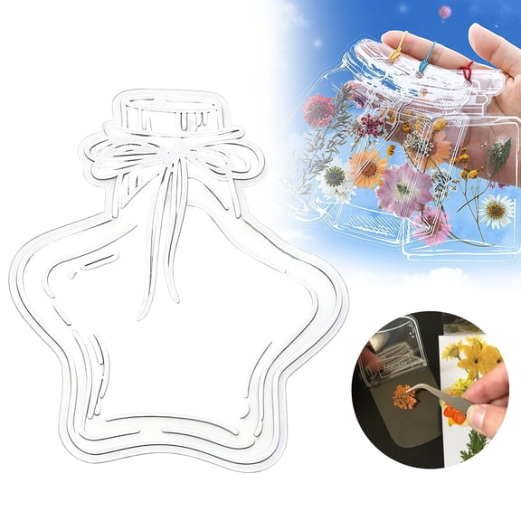 60pc bookmark making kit,diy bookmarks, Dried Flower Bookmarks,pressed flower bookmark for Classroom Activities Reading Award and Book Lovers Random Styles(without flower)