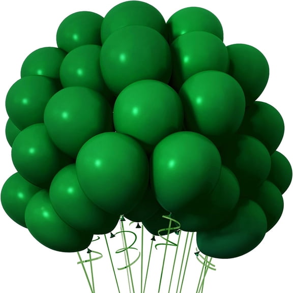 60pcs 12inch blackish green latex balloons Wedding Children's Birthday Party Easter Graduation Party Decorated baby shower latex balloons