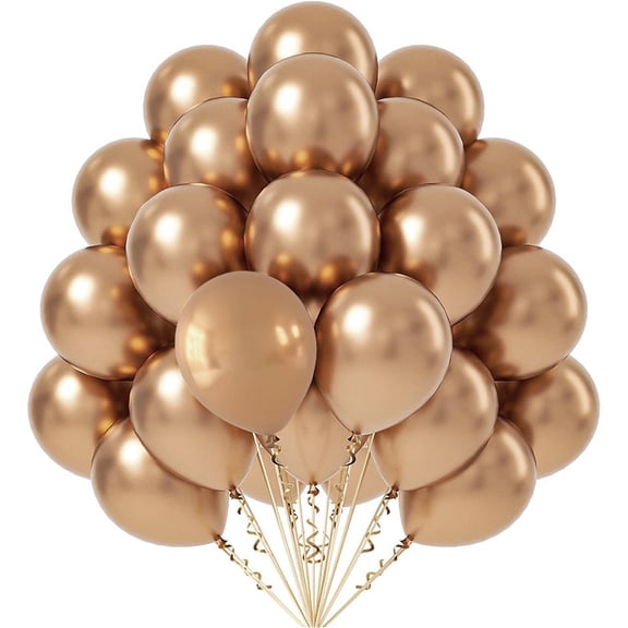 60pcs 12inch champagne gold latex balloons Wedding Children's Birthday Party Easter Graduation Party Decorated baby shower latex balloons