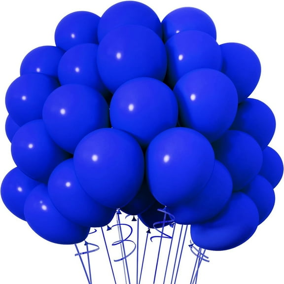 60pcs 12inch royalblue latex balloons Wedding Children's Birthday Party Easter Graduation Party Decorated baby shower latex balloons