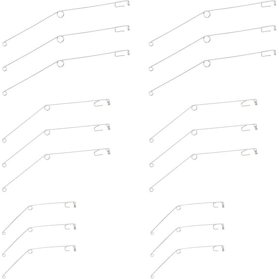 60pcs 3 Sizes Spinnerbait Wire Stainless Steel Fishing Spinner Shaft Lure Making Supplies Spinnerbait Accessories