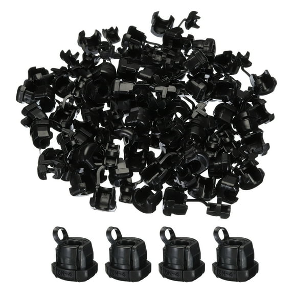 60pcs 4.5-5.5mm Strain Relief Cord Connector Cable Bushing Boot Sleeve for Electric Cable Cord Insulation, 6N-4