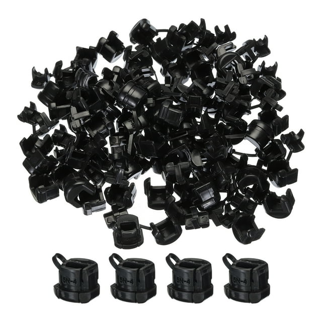 60pcs 45mm Strain Relief Cord Connector Cable Bushing Boot Sleeve for
