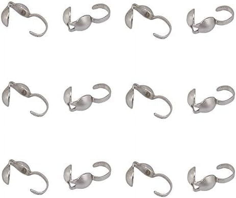 Crimp cover beads - Nickel free hypoallergenic jewelry making findings