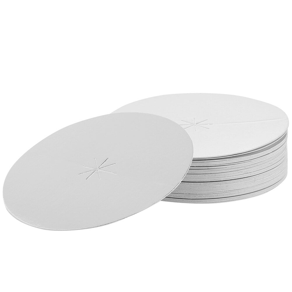 60 Pcs Candle Dust Covers – 2 Inch Round, Translucent With Letter Print, For Jar Candles