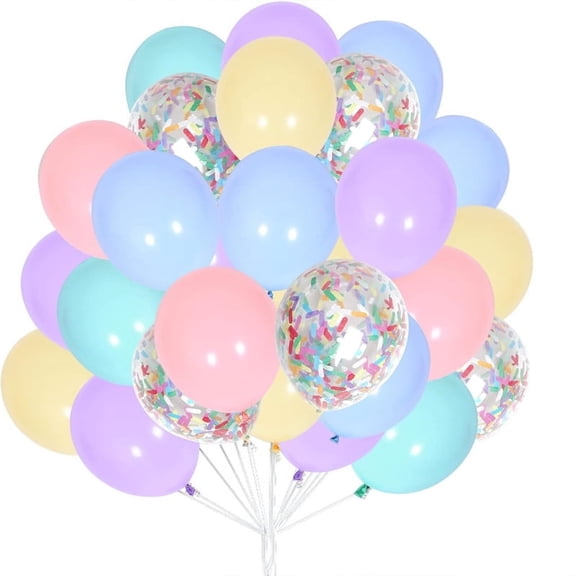 60pcs Colorful Latex Party Balloons – 18 Theme Sets with 12-Inch Balloons for Birthday, Wedding, Graduation, Bridal Shower, Halloween, Baby Shower & Festival Décor – Air or Helium Inflatable