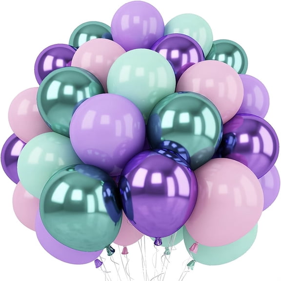 60pcs Colorful Latex Party Balloons – 18 Theme Sets with 12-Inch Balloons for Birthday, Wedding, Graduation, Bridal Shower, Halloween, Baby Shower & Festival Décor – Air or Helium Inflatable