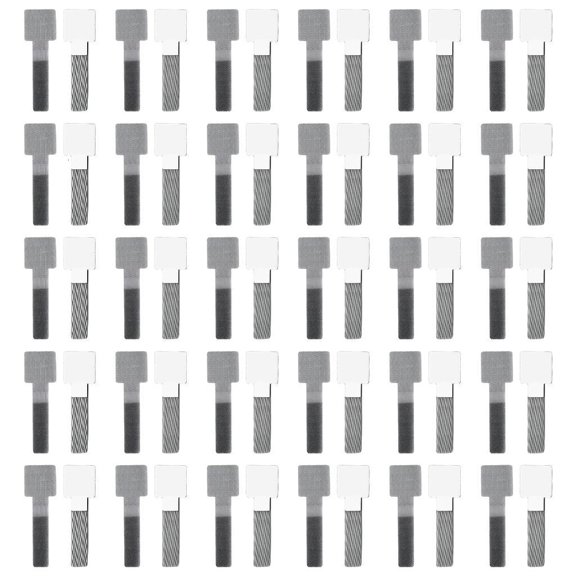 60pcs Desk Wire Winder Reusable Adhesive Cable Clips Cable Management Protector