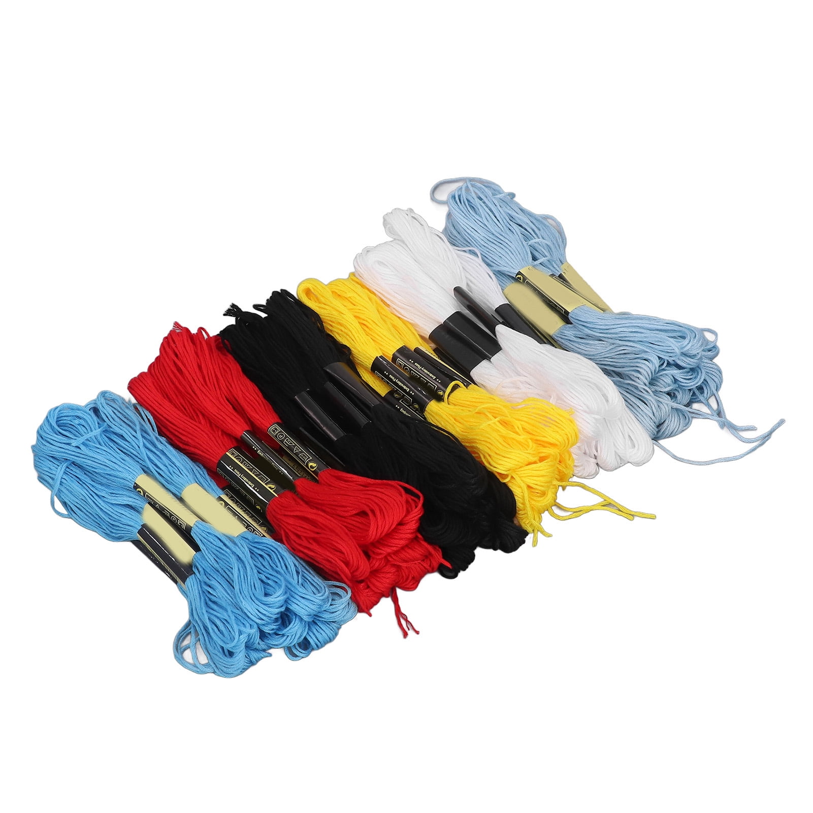 60pcs Embroidery Floss Soft Silky Dual Mercerized Pearlescent Sheen DIY