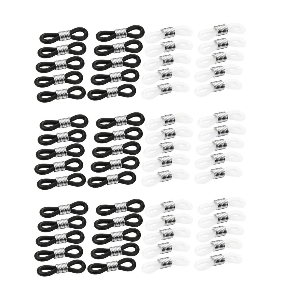 60pcs Eyeglass Chain Strap Holders Rubber Loop Ends Eye Glasses Spectacle