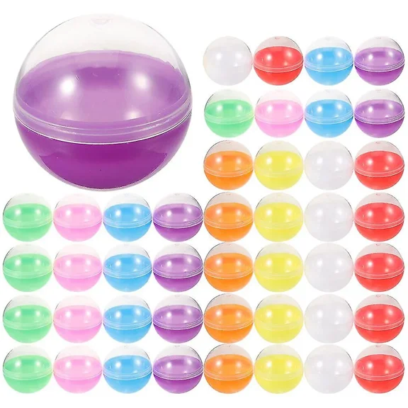 60pcs Fillable Balls Multi-function Plastic Balls Twisting Balls Fillable Balls For Party