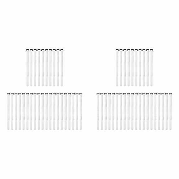 60pcs Goal Net Straps Soccer Goal Net Fastening Tie Straps Soccer Goal Net Straps,60 x Fixed strap,White