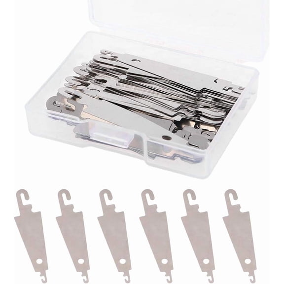 60pcs Metal Needle Threaders Embroidery For Threading Large Eye Nee