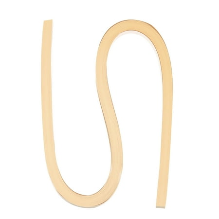 60pcs Metallic Quilling Strips Paper 1cm x 54cm Origami Paper Quilling Kits for Adults Beginner, Apricot