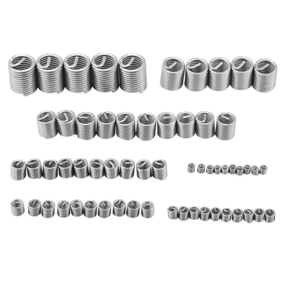 60pcs Metric Coarse Inserts Helical Inserts set for Enhances Thread Durability